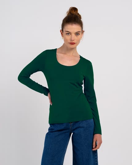 Darcey Scoop Long Sleeve