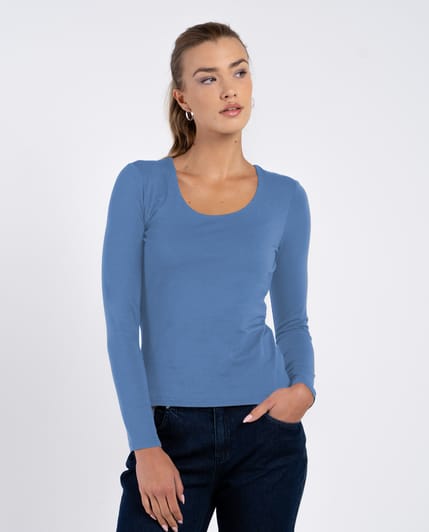 Darcey Scoop Long Sleeve