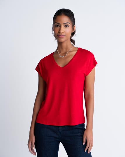 Mara V Neck Top