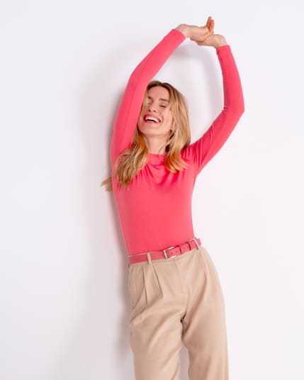 Silky Crew Neck