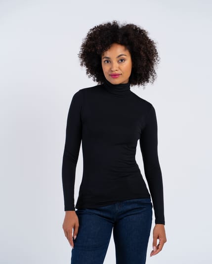 Silky Roll Neck