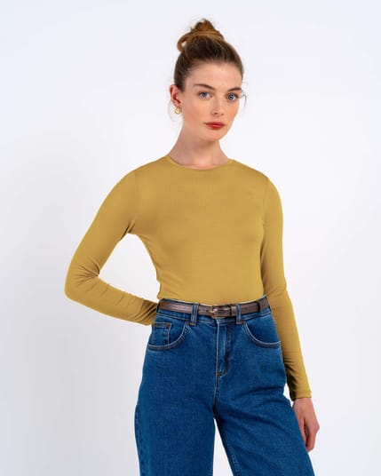 Silky Crew Neck
