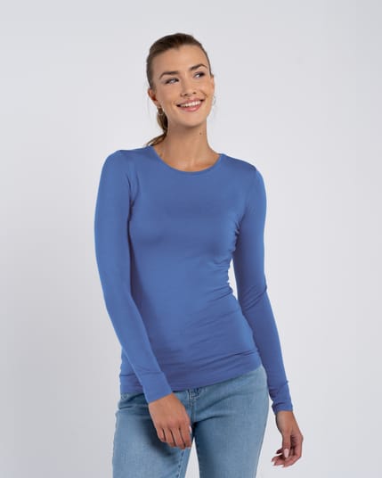 Silky Crew Neck