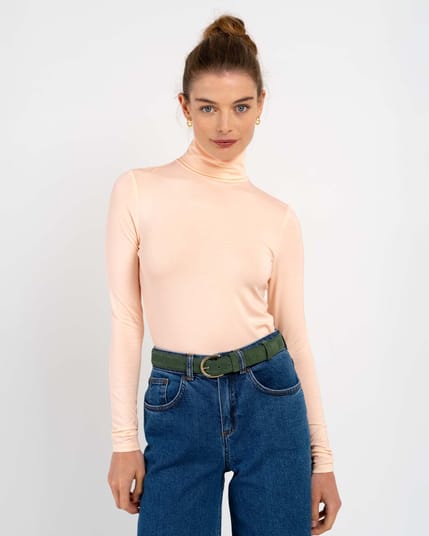 Silky Roll Neck