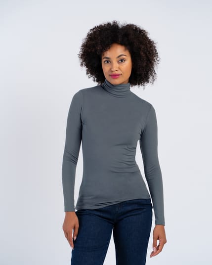 Silky Roll Neck
