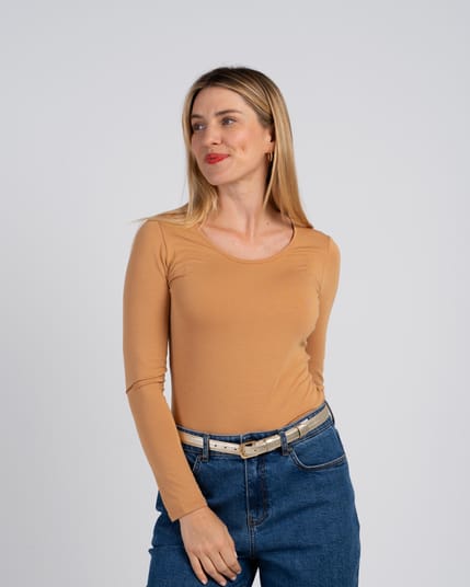 Silky V Neck