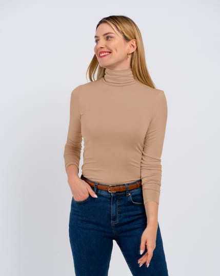 Silky Roll Neck