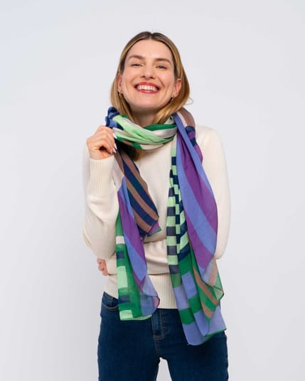 Broken Stripe Scarf
