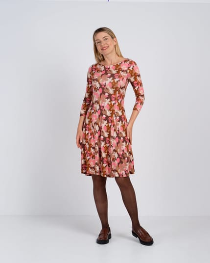 Brushed Floral Dress