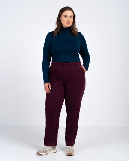 Jamie Cord Straight Trousers