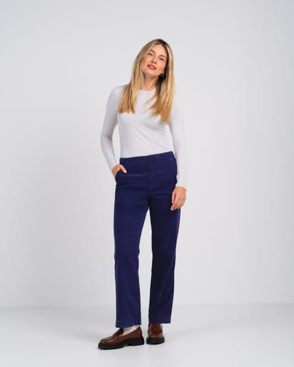 Jamie Cord Straight Trousers