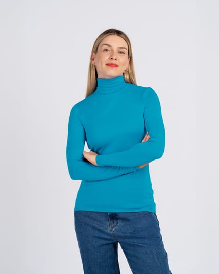 Silky Roll Neck