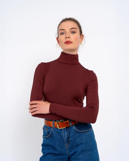 Silky Roll Neck