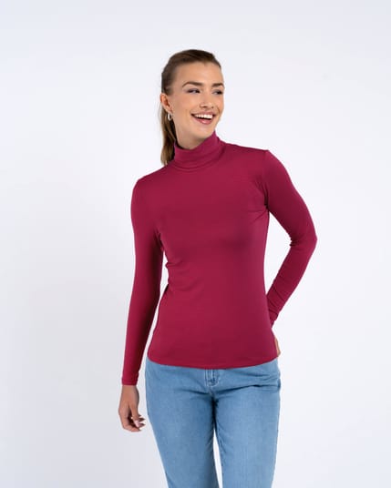Silky Roll Neck