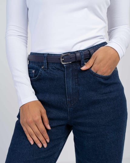 Taylor Skinny Leather Belt