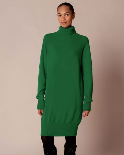 Celtic Geelong Roll Neck Knee Length Dress