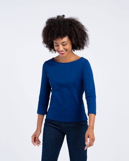 Bryony Boat Neck 3/4 Sleeve