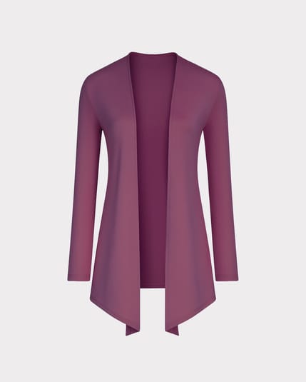 Jersey Edge to Edge Cardigan