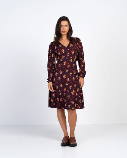 Printed Jersey Dress