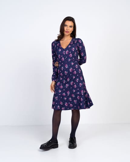 Printed Jersey Dress