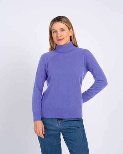 Cashmerino Relaxed Roll Neck Jumper