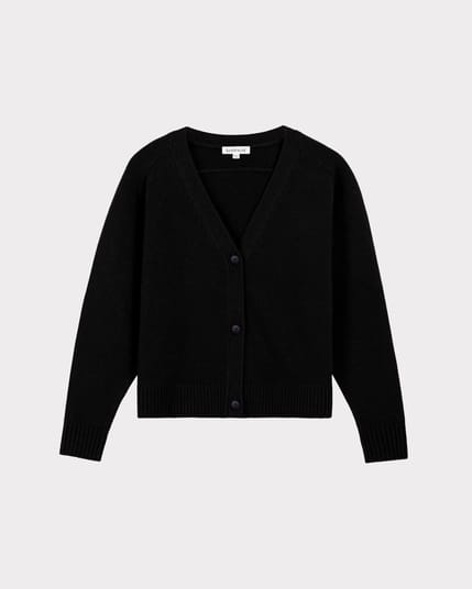 Merino Boxy Cardigan