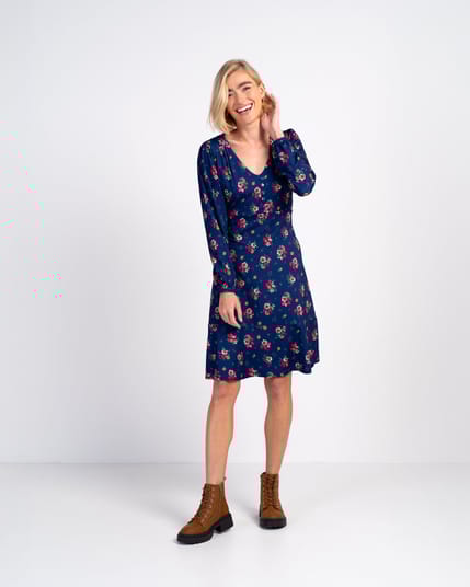 Printed Jersey Dress