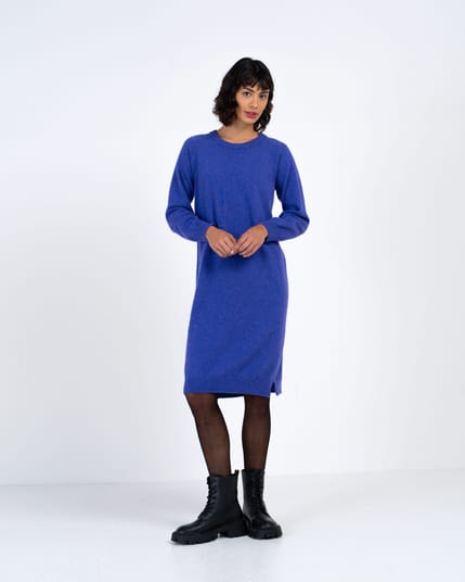 Crew Neck Knitted Dress