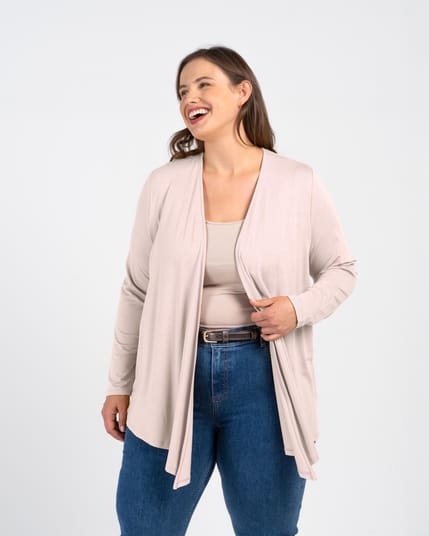 Jersey Edge to Edge Cardigan