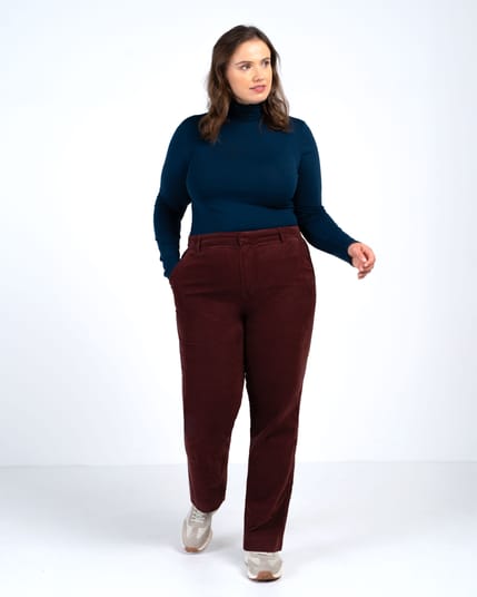 Jamie Cord Straight Trousers