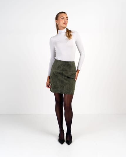 Hayden Suede Skirt
