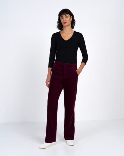Jamie Cord Straight Trousers