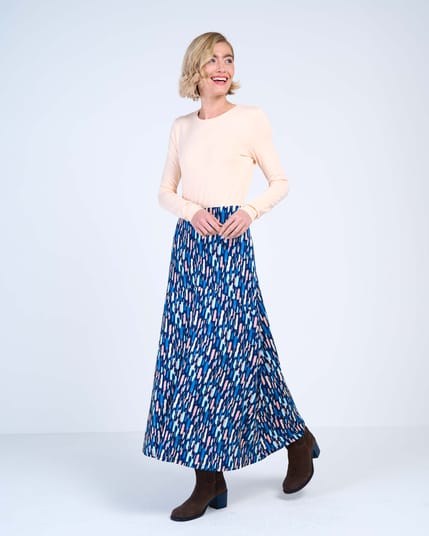 Printed Maxi Skirt