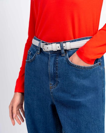 Taylor Skinny Leather Belt