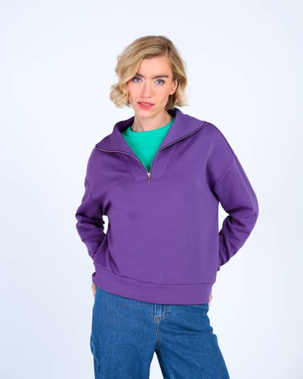 1/4 Zip Soft Sweat Top