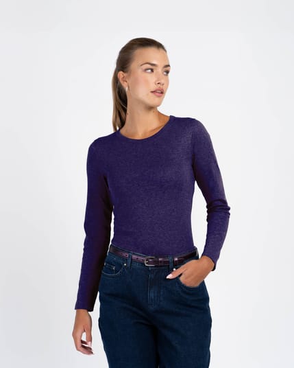 Wool Blend Crew Neck