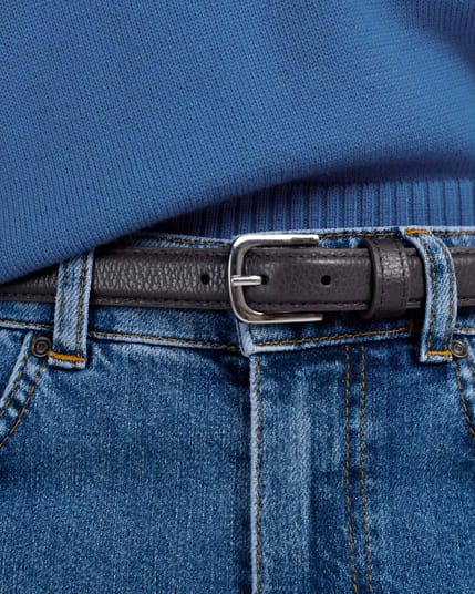 Taylor Skinny Leather Belt