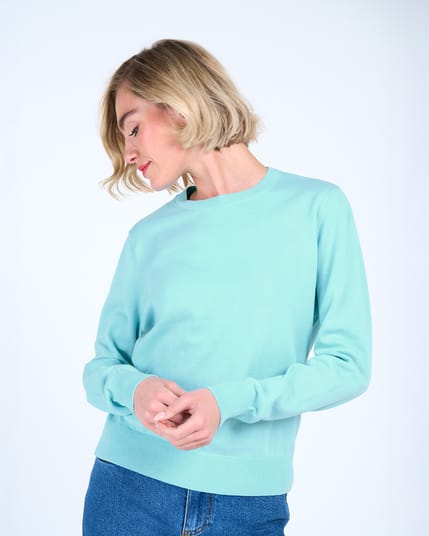 Cotton Crew Neck Jumper