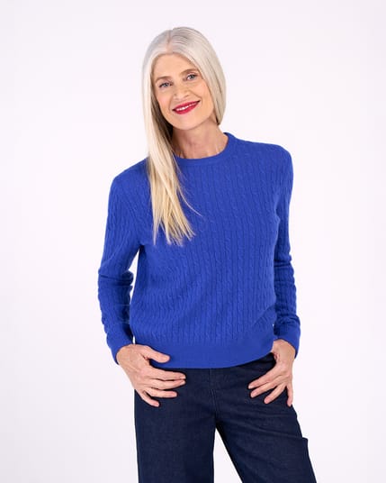 Cable Cashmere Sweater